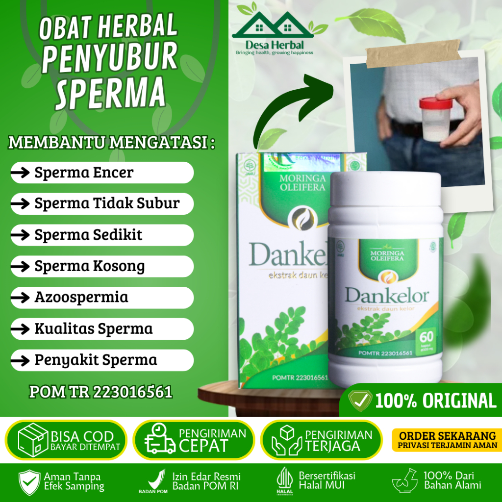 Obat Penyubur Sperma Pria Katup Mani Bocor Penambah Sperma Sedikit Azoospremia Penambah Kualitas Spe