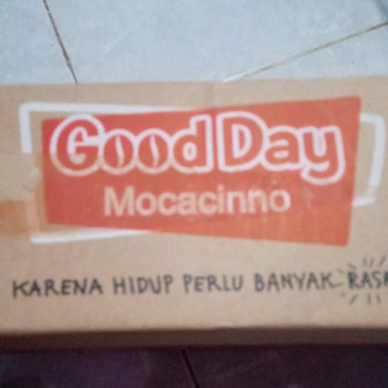 

Kopi Good day Moccacinno Dus 12 renteng