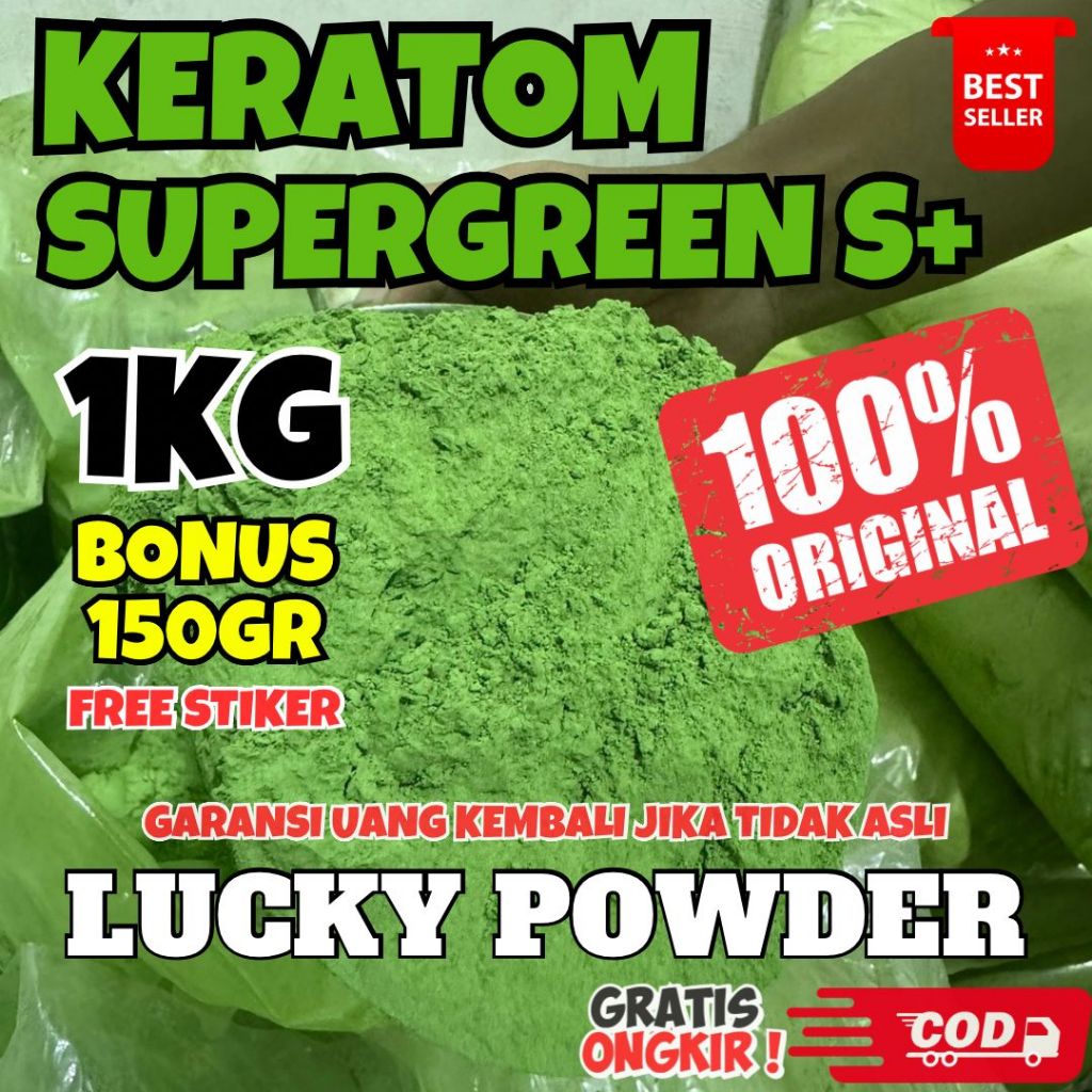 

BUBUK HIJAU DAUN PURLI ASLI KALIMANTAN 1KG BONUS 150GRAM