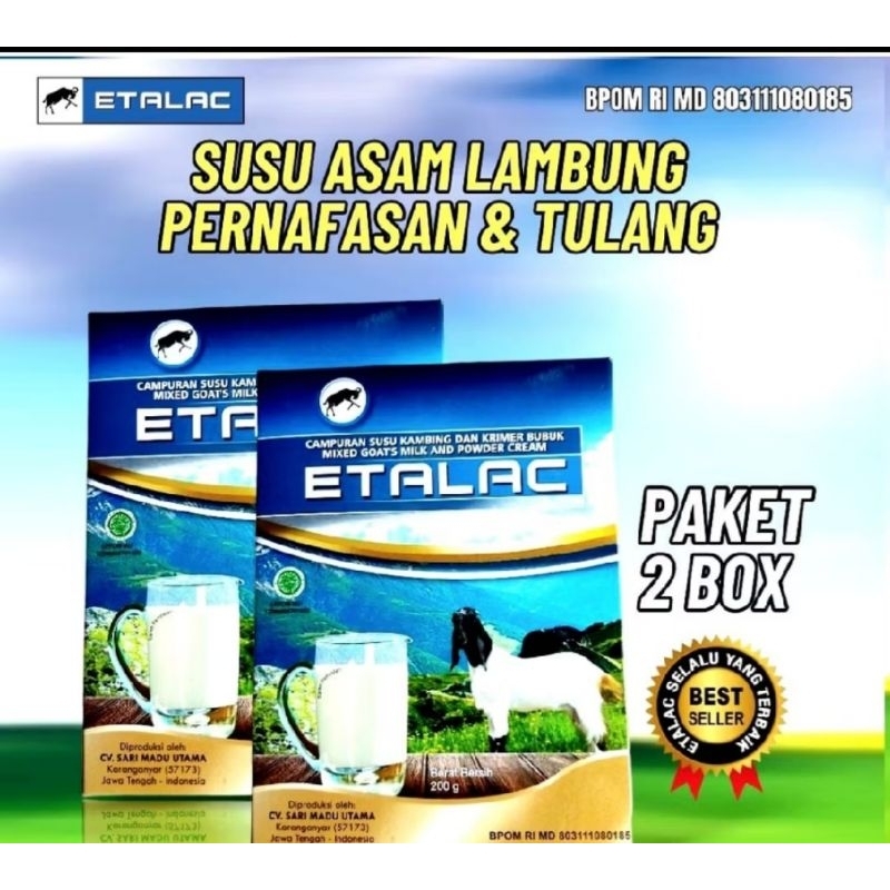 

Etalac Susu Kambing Murni (PAKET 2 BOX)