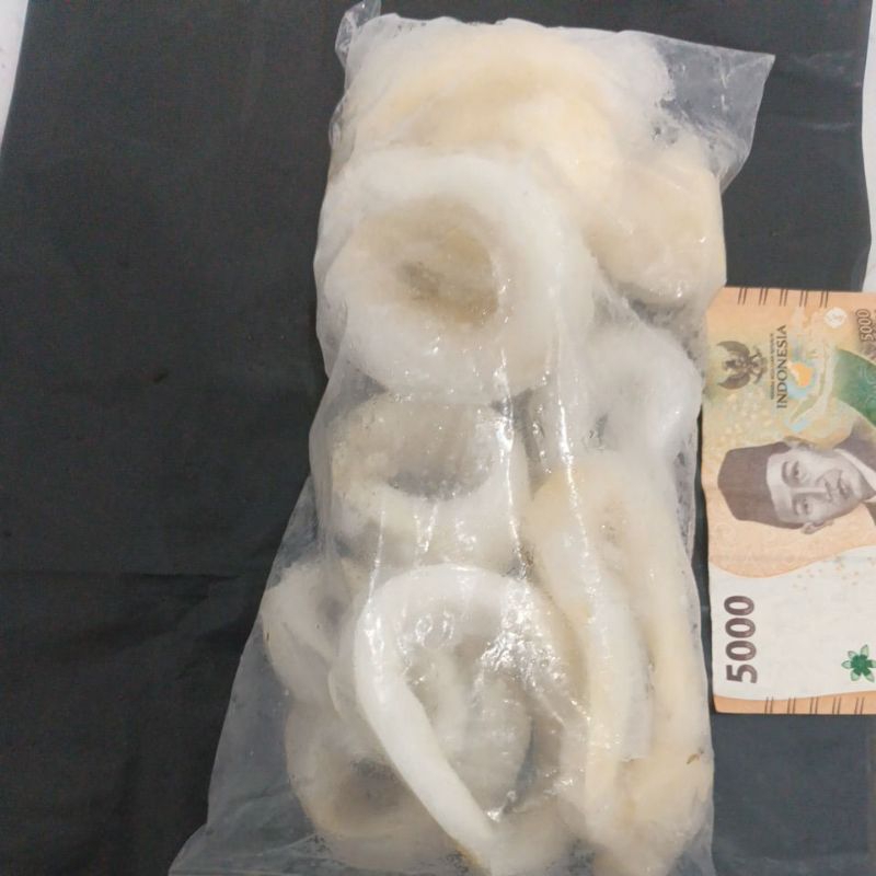 

Cumi Ring Beku 500gram,Frozen Squid Ring, Segar,beku