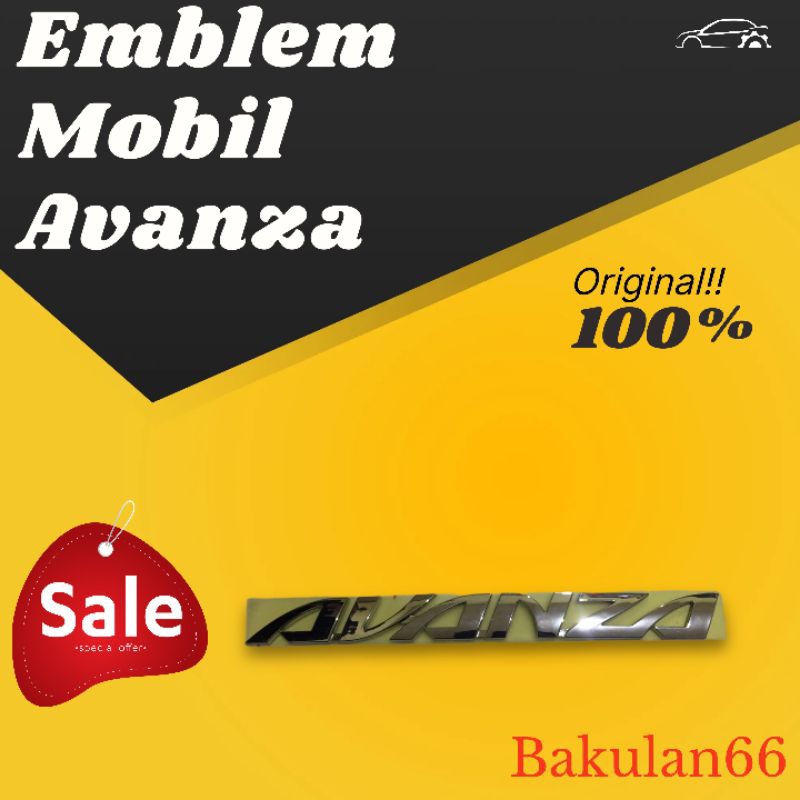 Emblem Mobil Avanza - Emblem Mobil Xenia - Emblem Mobil Original - Emblem Mobil Toyota