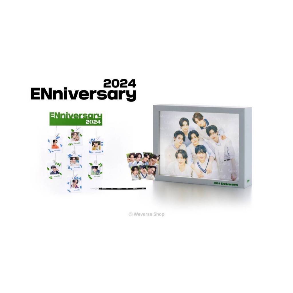 [p] merch enniv photolamp + garland