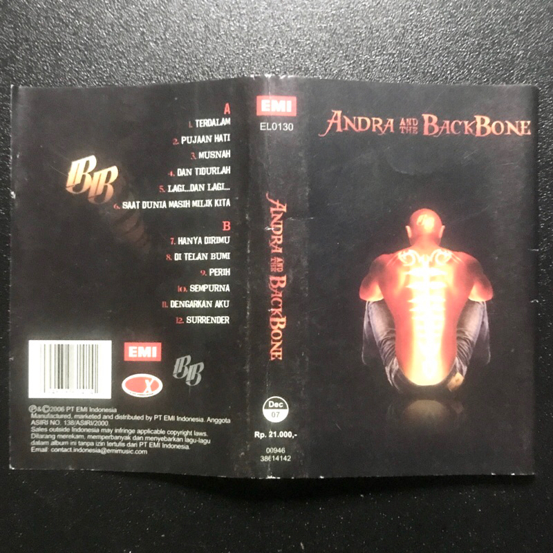 COVER KASET ANDRA BACKBONE