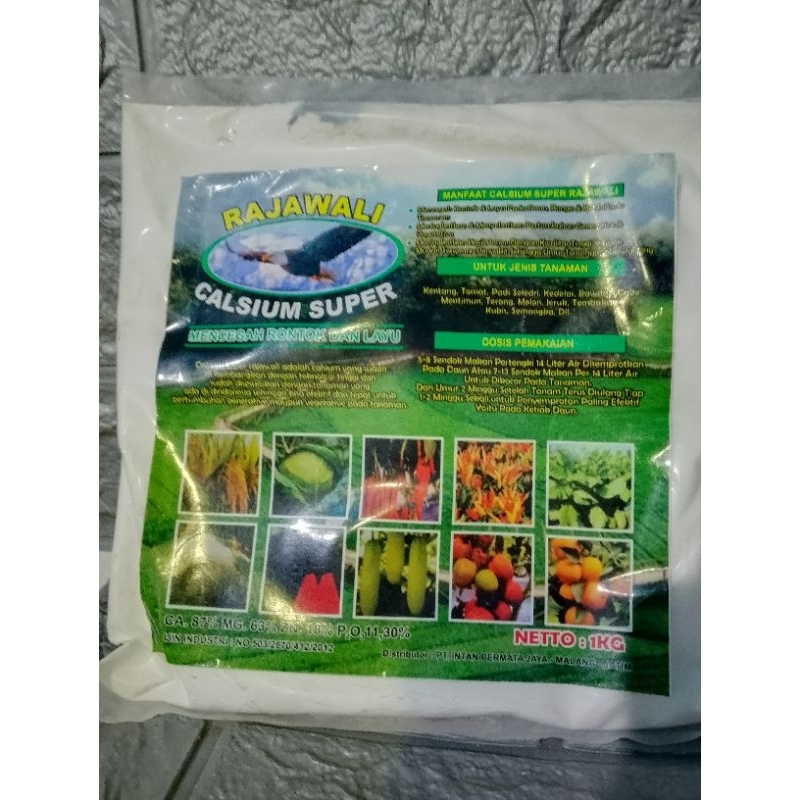 kalsium tanaman murah rajawali super 1kg