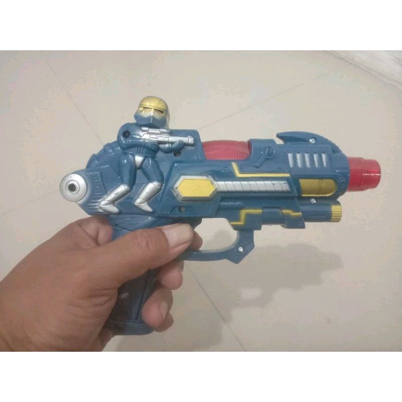 mainan pistol anak bunyi suara dan lampu