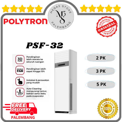 AC Standing Floor Standing Polytron PSF2032 / PSF3032 / PSF5032 2PK / 3PK / 5PK AC Polytron Floor St