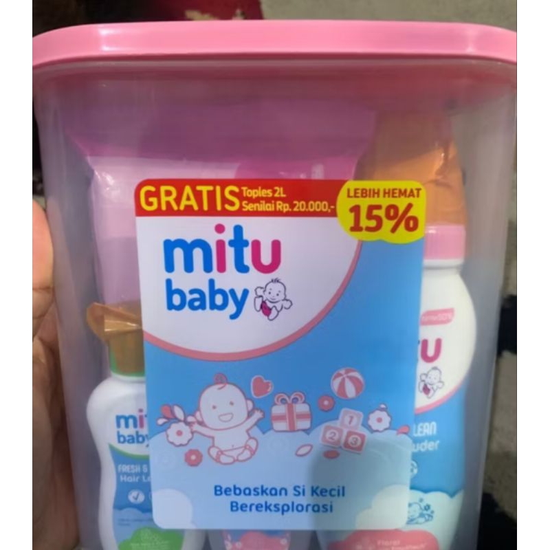 MITU BABY GIFT SET HADIAH NEW BORN CUSSON BABY GIFT SET KADO BAYI SKINCARE BAYI HAMPERS BAYI HAMPERS