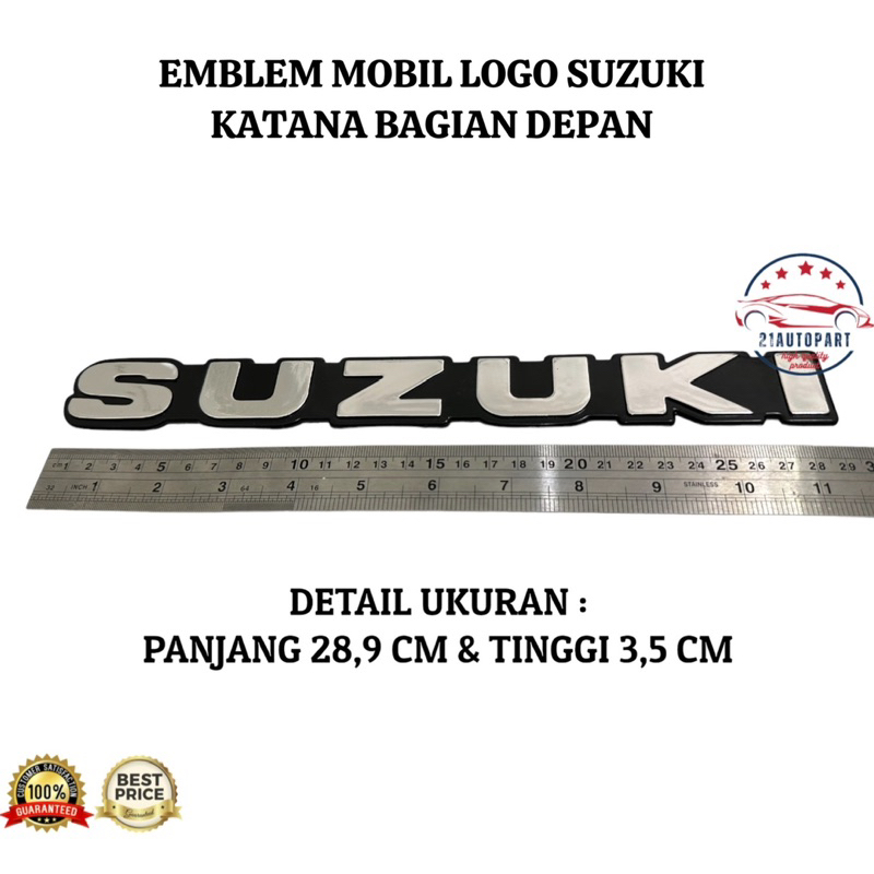 Emblem Logo Suzuki Grill Katana Bagian Depan