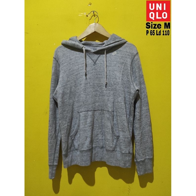 Hoodie Uniqlo Grey
