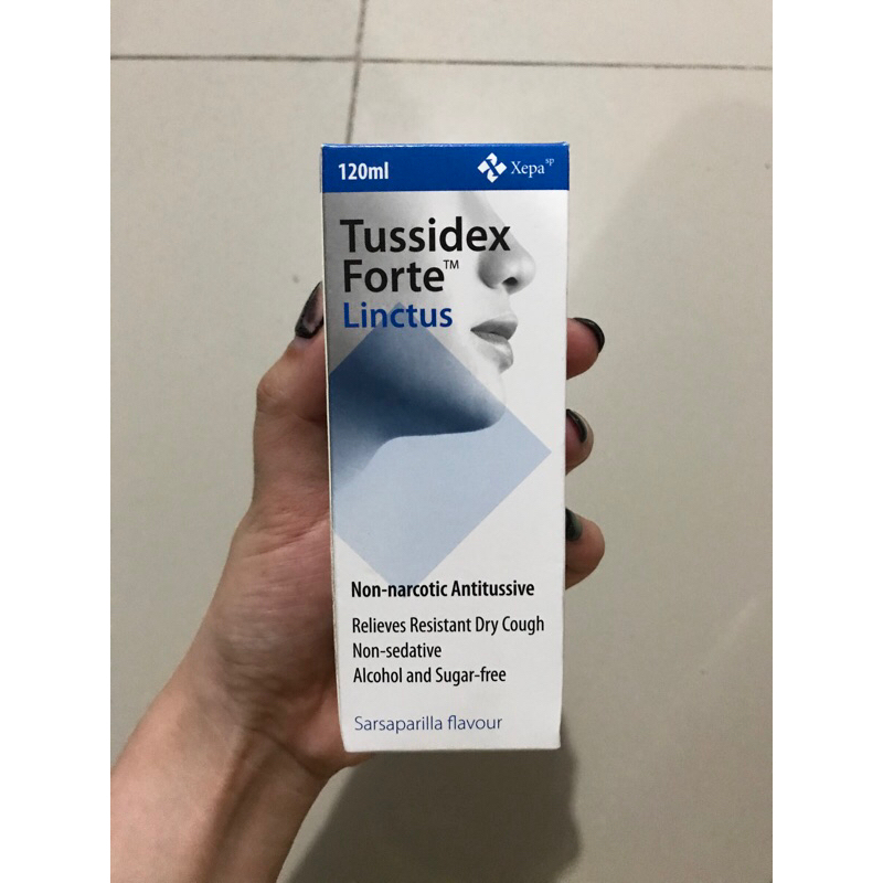 Xepa tussidex forte linctus original malaysia obat batuk kering tanpa alkohol dan bebas gula