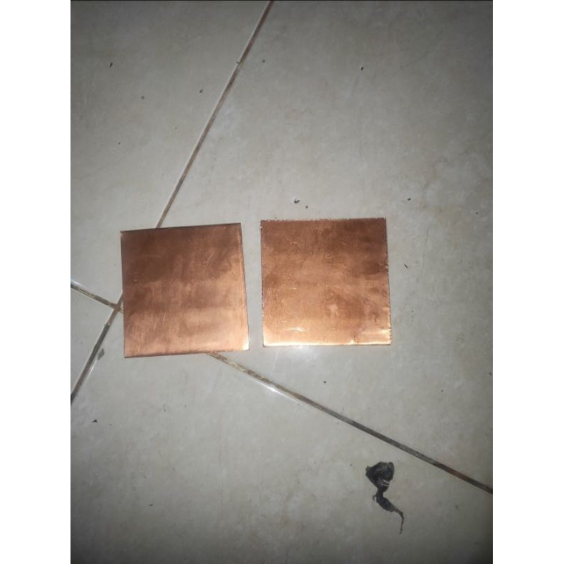Plat tembaga 0,2mm x 15cm x 15 cm