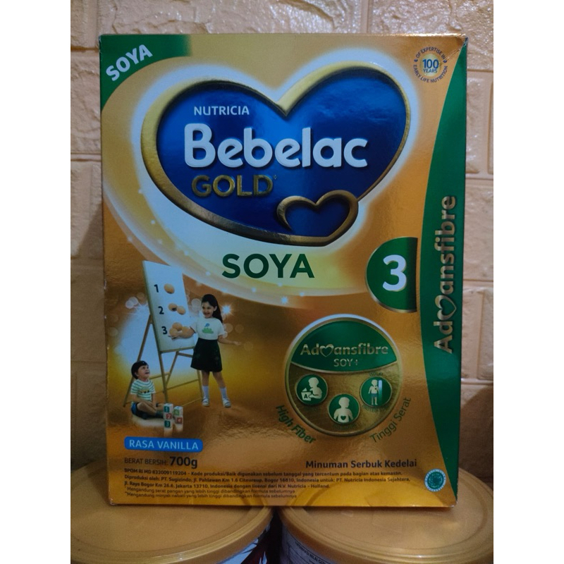 

Bebelac Gold 3 rasa vanila berat 700 gram