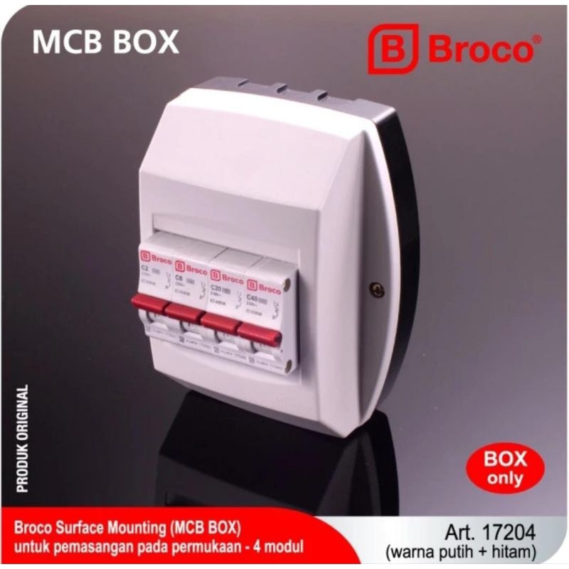 Broco BOX MCB 4 Group Outbow 17204