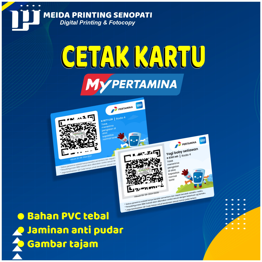 

CETAK KARTU MY PERTAMINA