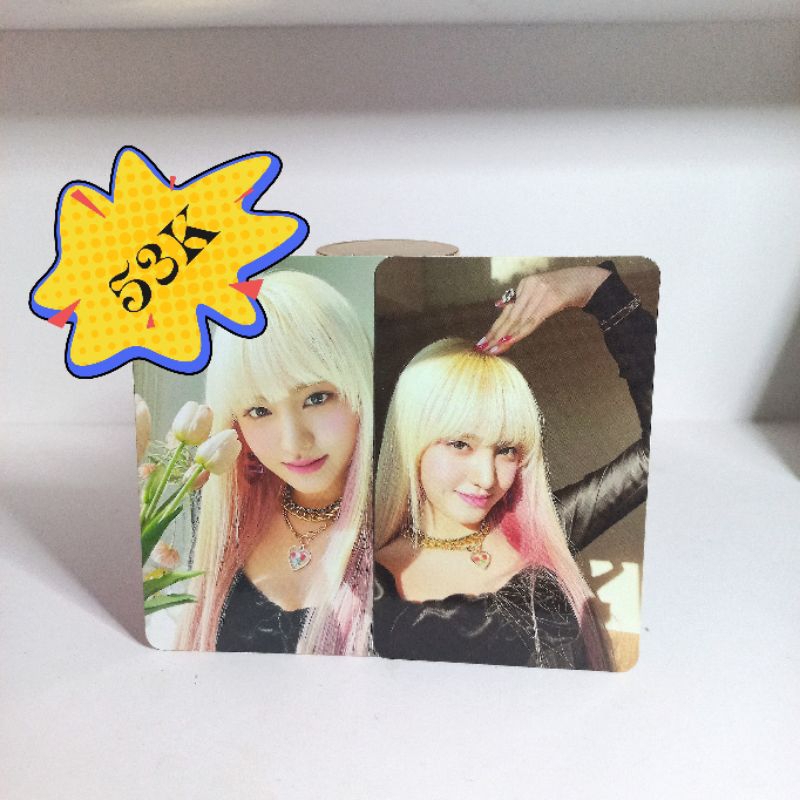 WTS PC LIZ IVE FREE LOVE CARD WONYOUNG IVE