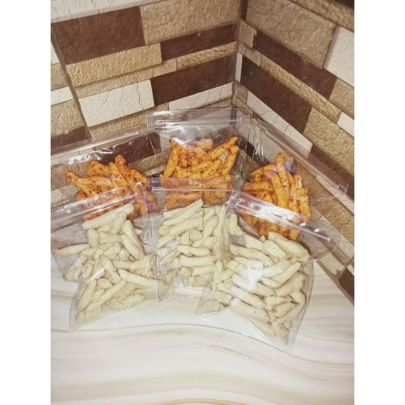 

PAKET PROMO !!! Basreng stik 10 PC 2 rasa pedas+original ukuran 50 gram
