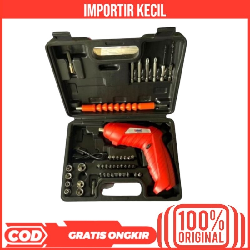 KODENKI MESIN BOR OBENG BATERAI CORDLESS SCREWDRIVER