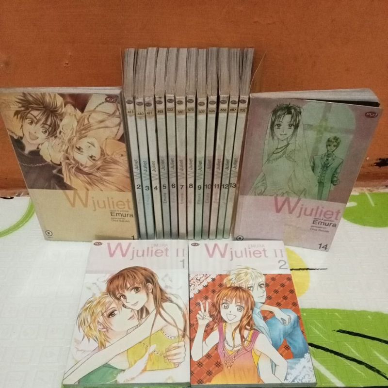 Buku komik bekas murah W juliet 1-14 T+ W juliet II 1-2
