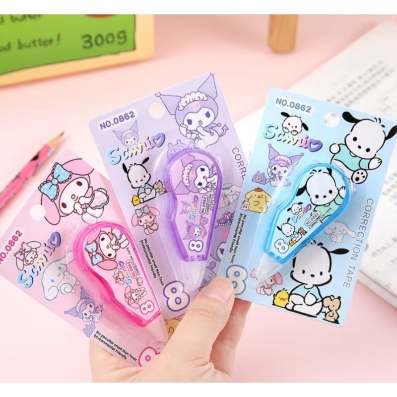 

Tipe-X kertas lucu /correction tape Sanrio /tipe ex lucu /Tipe-X karakter