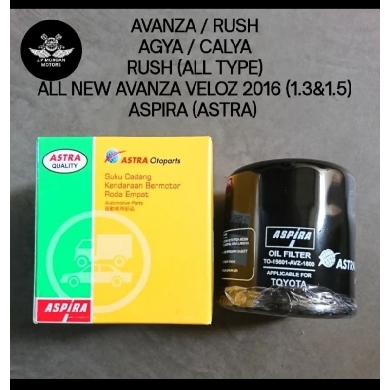 saringan filter oli Avanza, Cayla, rush, veloz