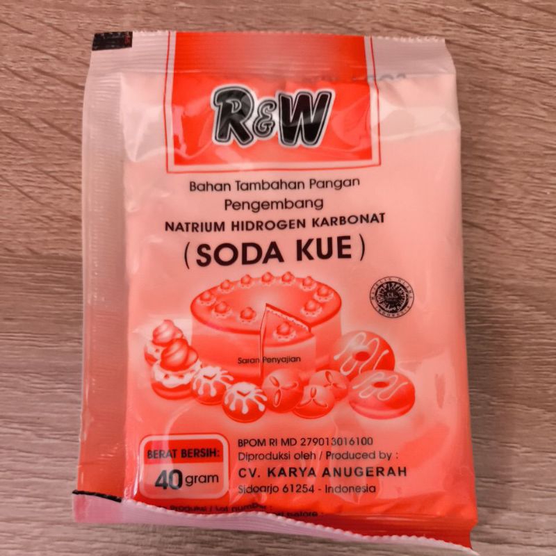 

Soda Kue R&W Pengembang bahan pangan 40 gram