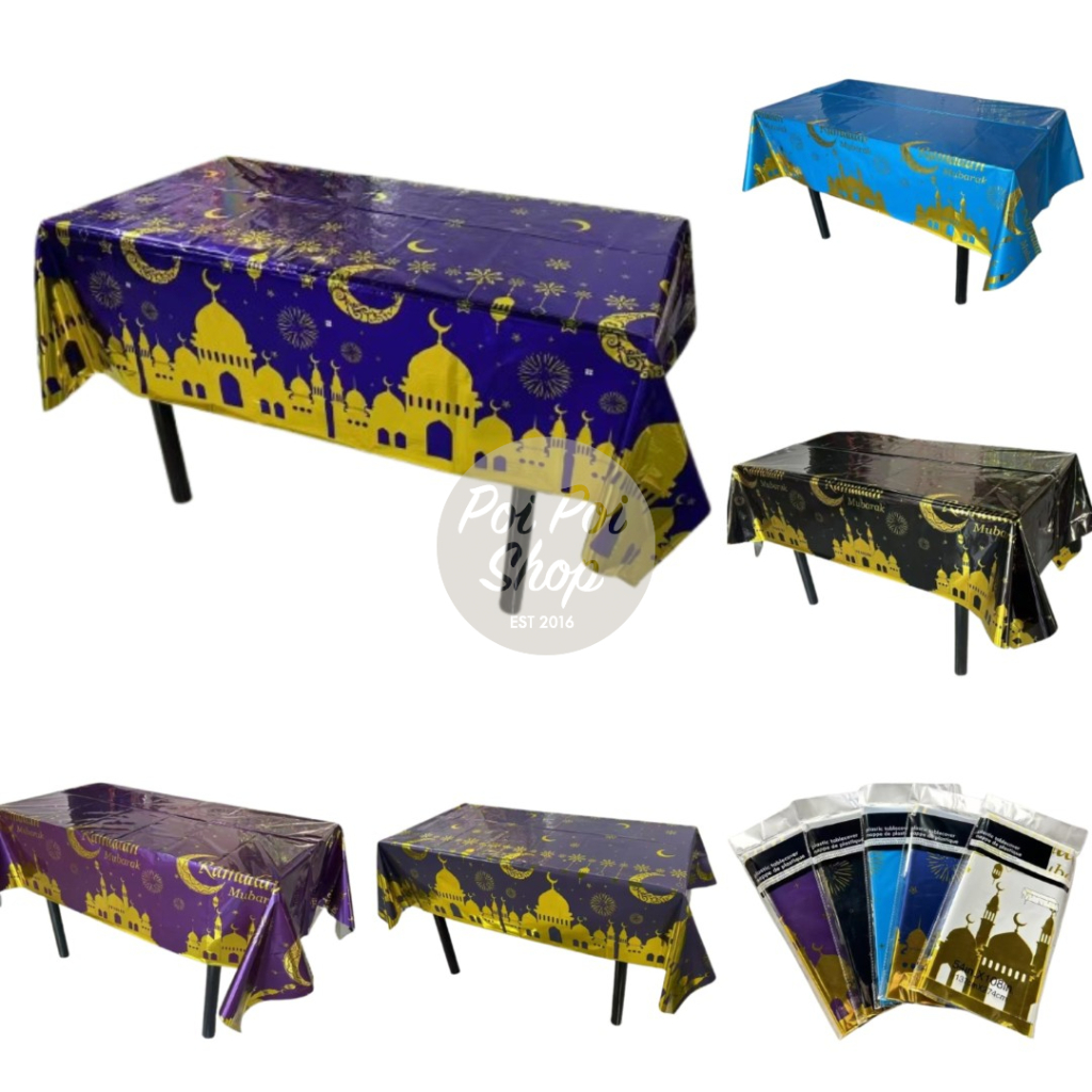 Promo Taplak Meja Idul Fitri Ramadhan Lebaran Eid Meja Makan Murah Dekorasi Table Runner Eid Mubarak
