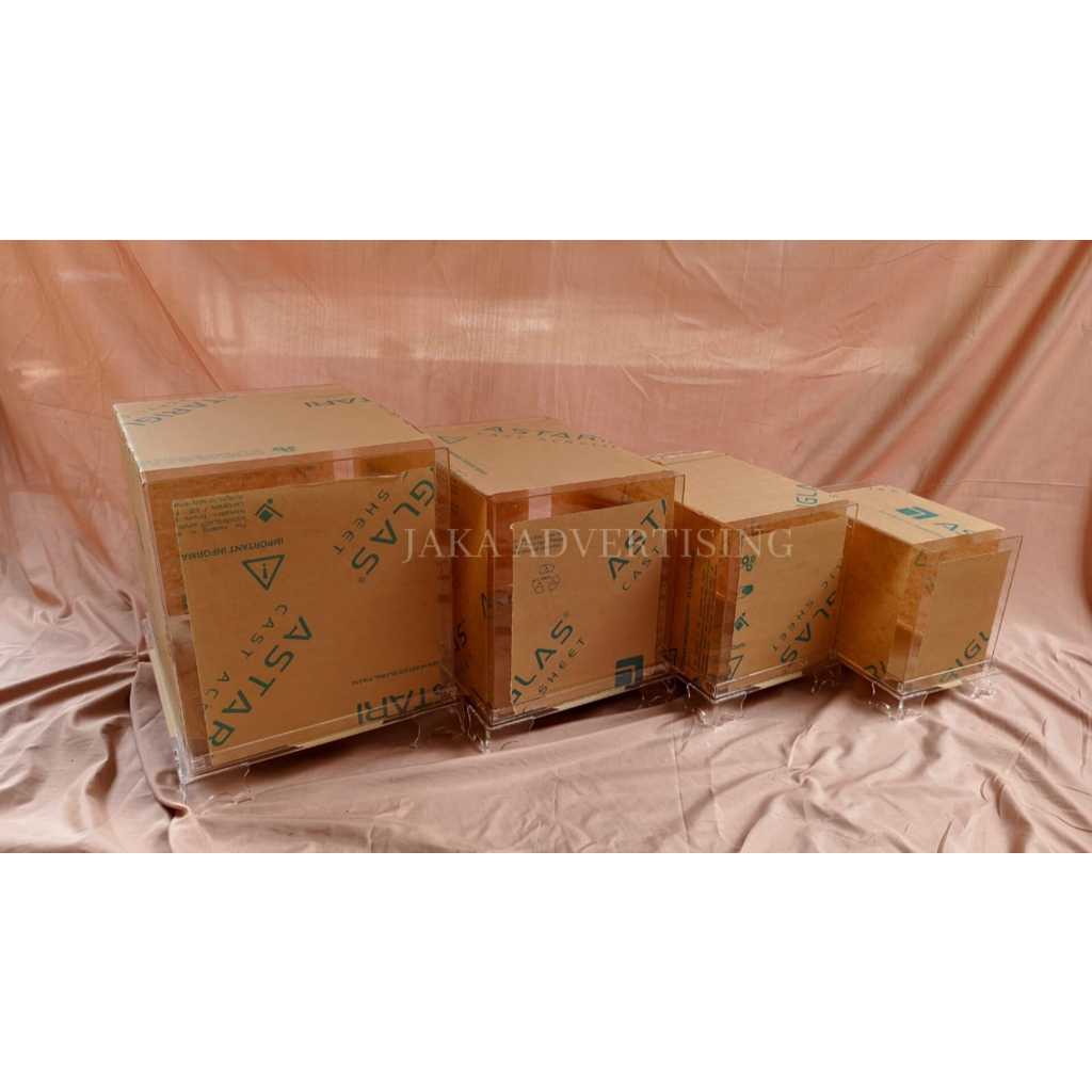Kotak Hantaran/Kotak Seserahan/Box Hantaran 1 Set Isi 4/WAJIB CO LINK KAYU