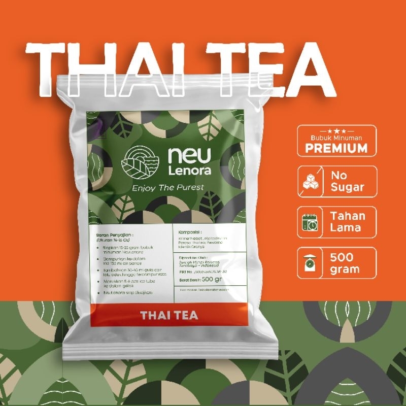 

Neulenora Bubuk Minuman Plain THAI TEA 500gram