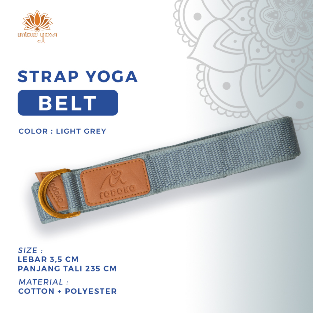 RB Belt Yoga / Strap Yoga Besi / Strap Belt Yoga / D Ring Belt Yoga / Strap Yoga Murah / Belt Besi