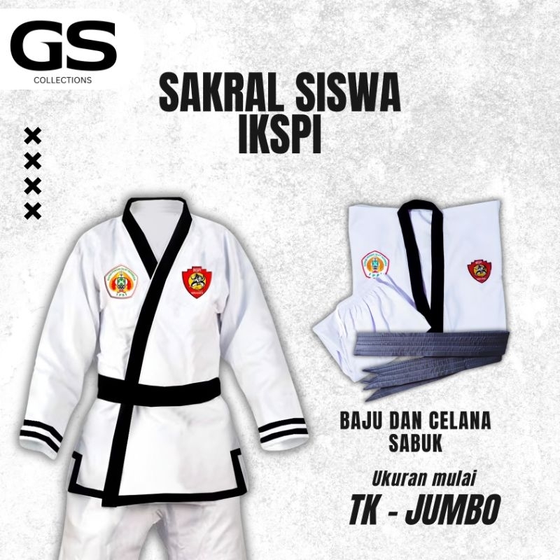 BAJU SILAT, SERAGAM LATIHAN SISWA IKSPI KERA SAKTI