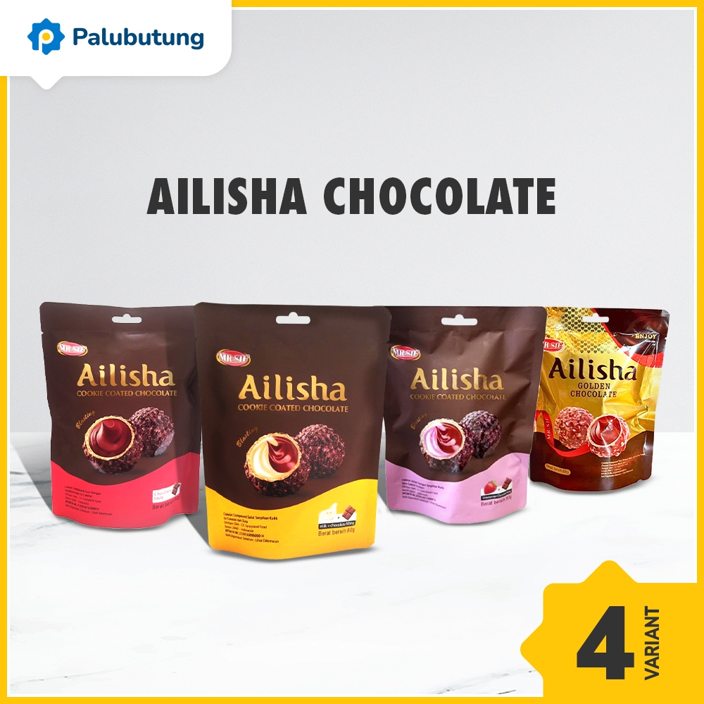 

PALUBUTUNG - Ailisha Cookies Coated Chocolate 66gr dan 80gr Malaysia - Golden Chocolate Milk Choco Chocolate