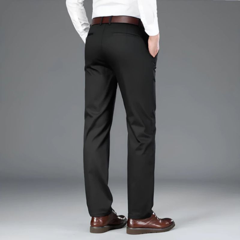 Celana Bahan pria dewasa celana kantor hitam celanahitam reguler