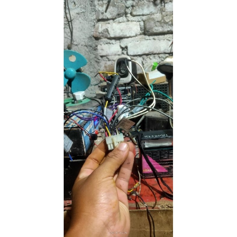 soket tape mobil merek sansui original 16 pin