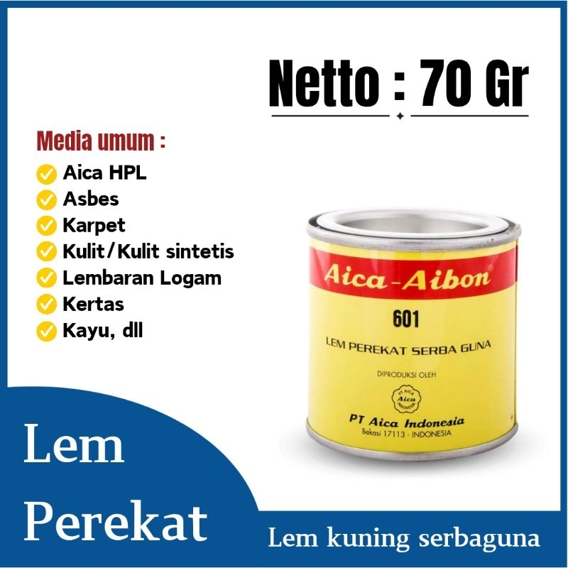 

Lem kuning aica aibon 601 70 gr