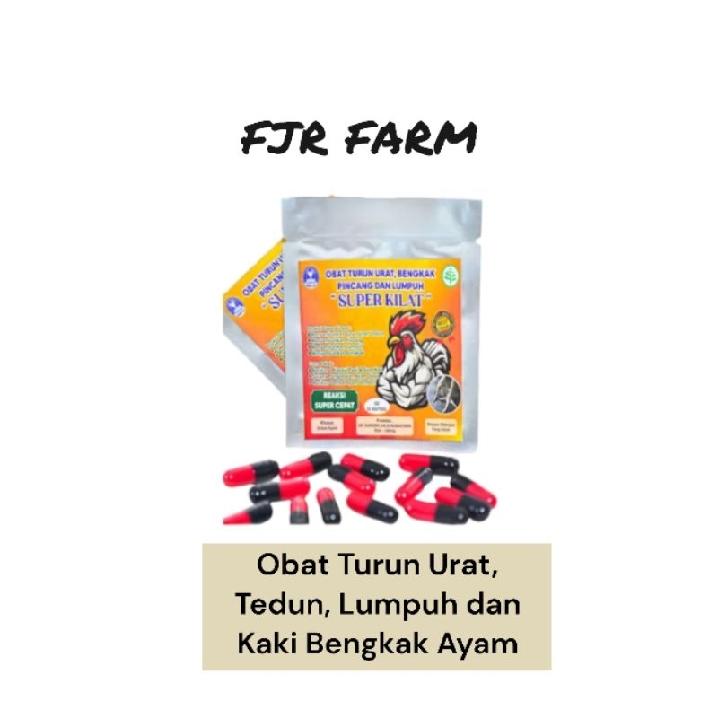 SUPER KILAT - Obat Ayam Lumpuh / Ayam  Pincang Turun Urat Ampuh