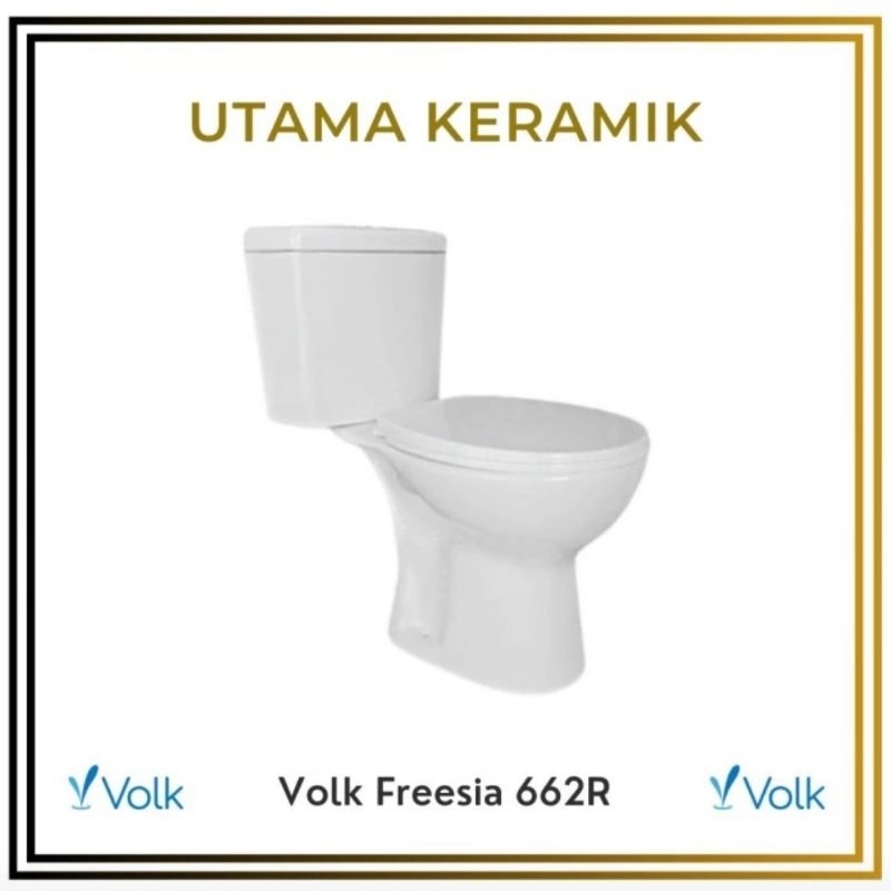 Closet Volk 662 - Closet Duduk Volk Putih