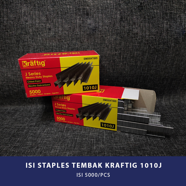 

PAKU TEMBAK/KRAFTIG 1010 J ISI STAPLES TEMBAK - BAHAN BAKU SOFA/AKSESORIS SOFA/FURNITURE/LEMARI/KURSI/DIVAN/SPRING BED/KASUR/TAS/SEPATU/SANDAL/JOK MOTOR/JOK MOBIL