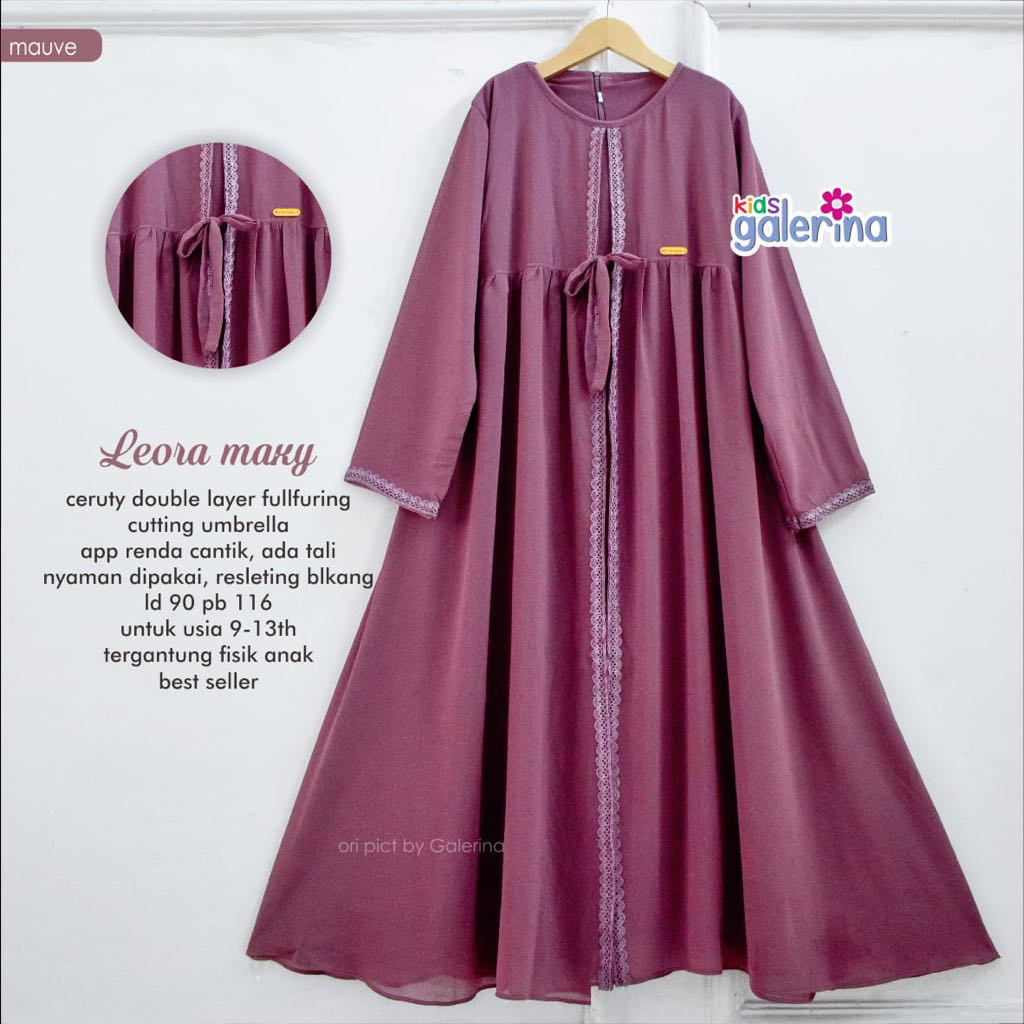 LEORA ADINDA CHITA SEYLA NICTA LUMARE SHIREN ALIFA ARAYA MAXY SET KIDS BY UNIQUE BAHAN SHAKILA CRINK