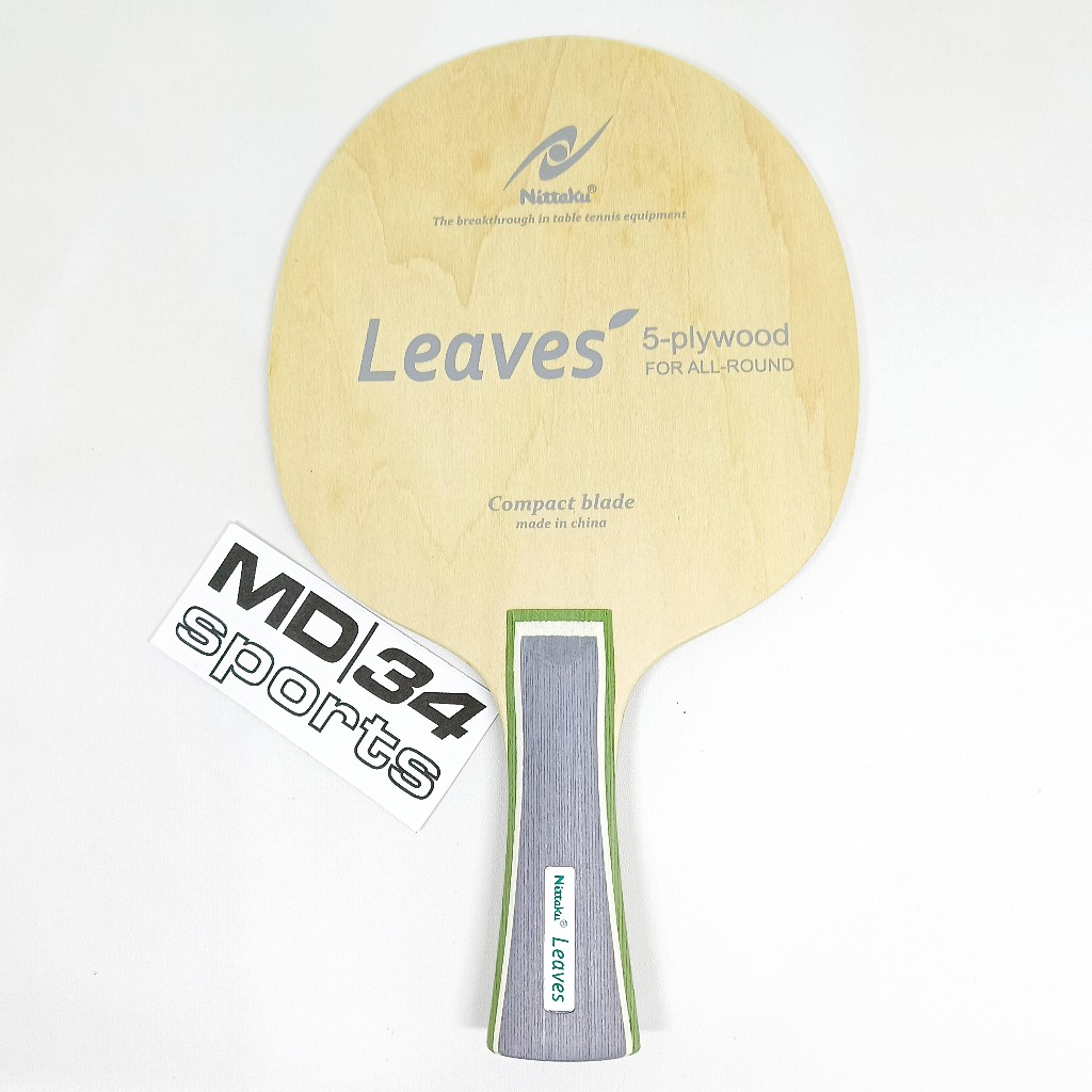 Kayu Nittaku Leaves - blade / kayu / bet pingpong murah