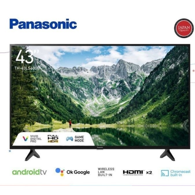 JUAL TV PANASONIC 43" ANDROID SMART TV THLS600G