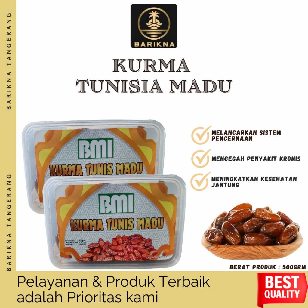 

KURMA/TUNISIA MADU/KURMA TUNISIA MADU BMI 500GRM