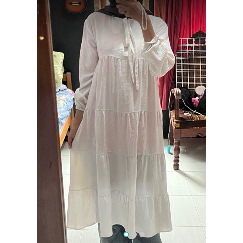 Tunik dress putih