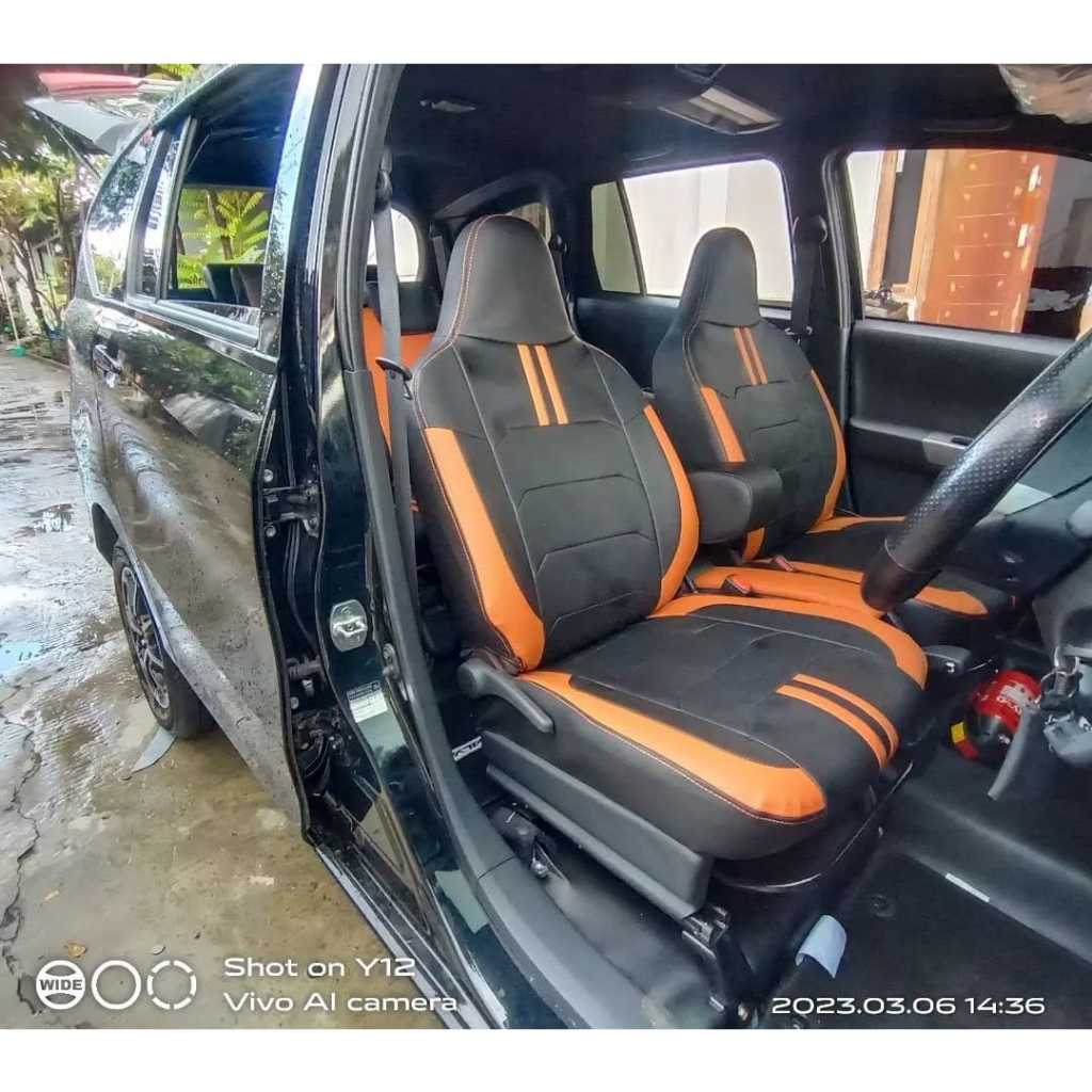 sarung jok mobil ayla dan agya 2018-2022 full set jok bahan standar