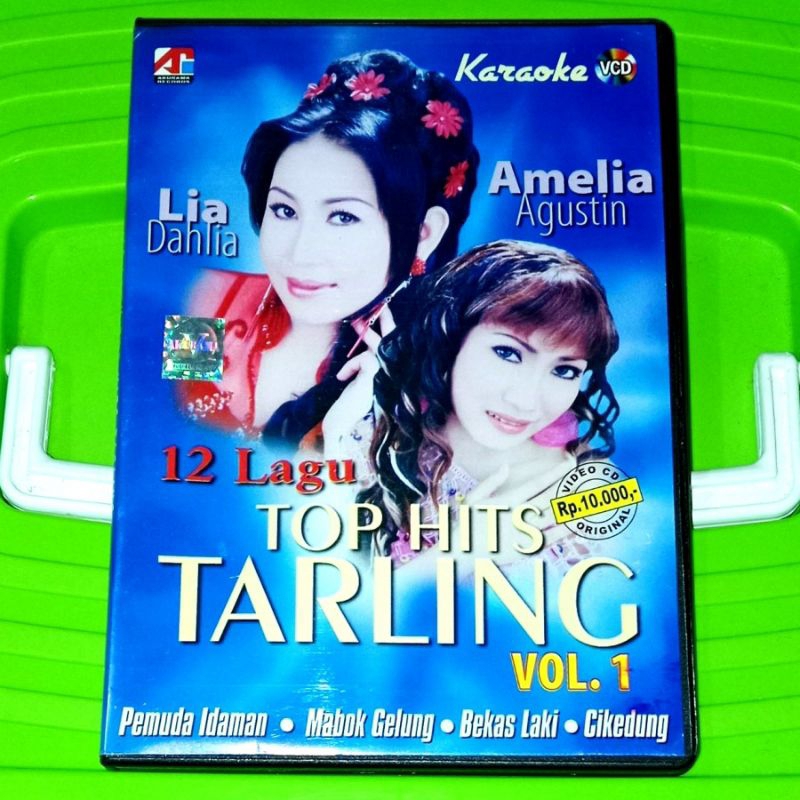 VCD Karaoke 12 Lagu TOP HITS TARLING VOL. 1 Lia Dahlia Amelia Agustin V CD ORIGINAL