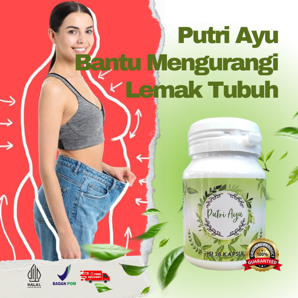 Putri Ayu  - Herbal Pelangsing Alami Penurun Berat Badan | MENGURANGI LEMAK TUBUH/MENAHAN NAFSU MAKA