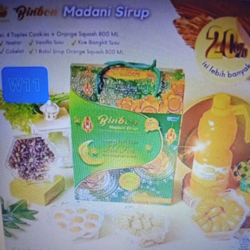 

PROMO PAKET LEBARAN KUE BINBON MADANI SIRUP 4+1