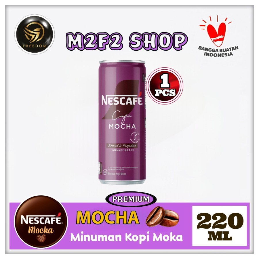 

Nescafe Coffee Premium Mocha Can | Kopi Moka Kaleng - 220 ml (Kemasan Satuan)