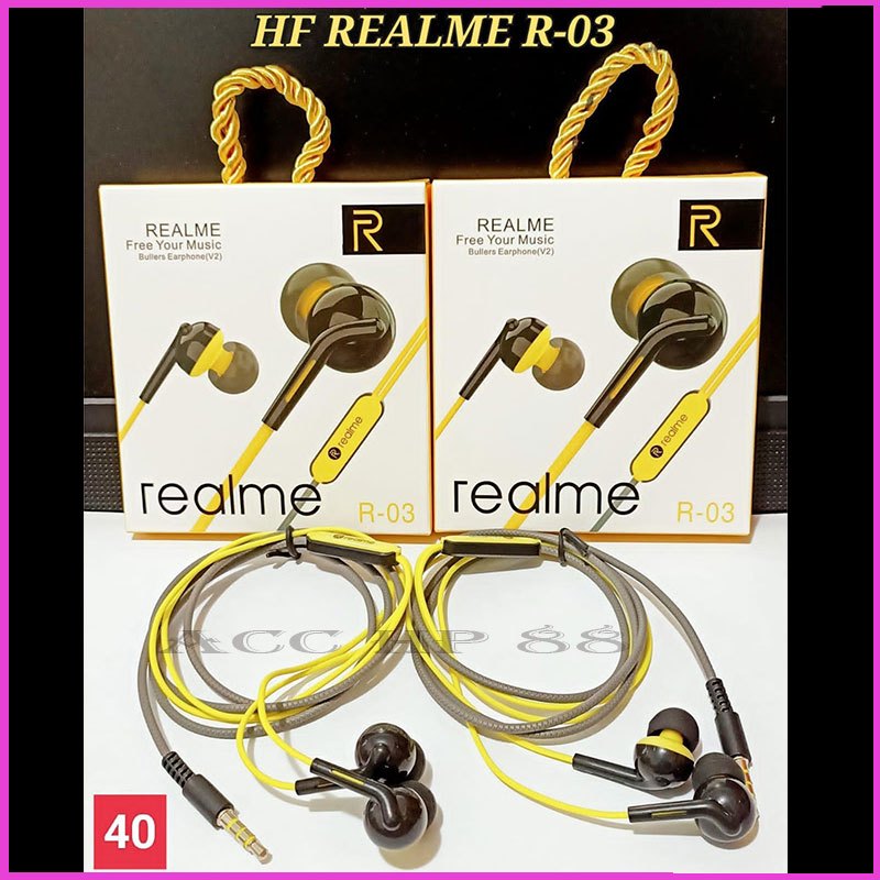 Acchp Headset Realme R-03 R-04 R-05 R-06 R-09 Handsfree Earphone Hifi Extra Super Bass