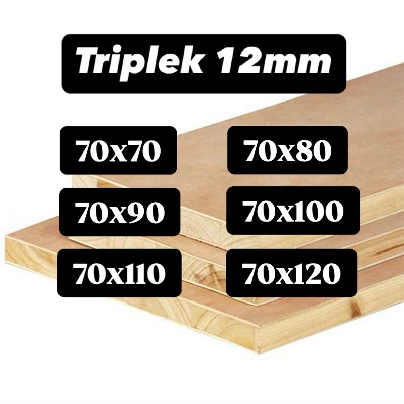 NEW Triplek Premium 12mm Ukura 70cm Meranti Halus Plywood Multiplek